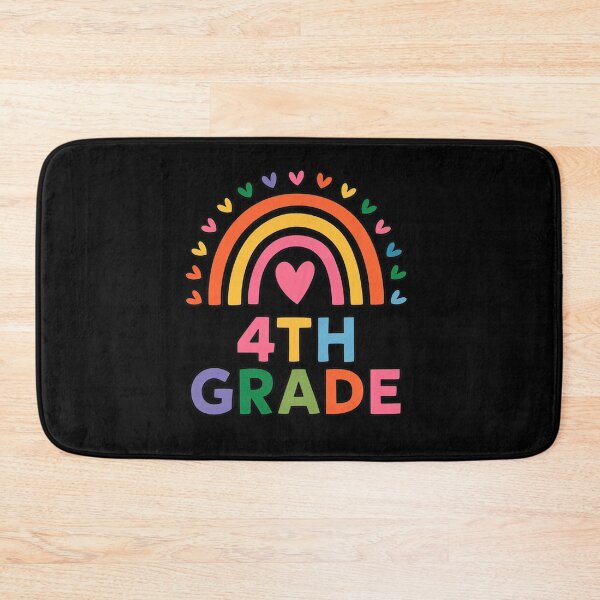 Item preview, Fourth Grade 4th Grade Rainbow Teachers Kids Back to School designed and sold by KonopikaaArt.