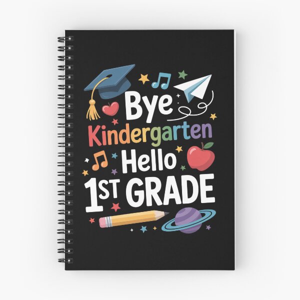 Item preview, Graduation Bye Kindergarten Hello 1st Grade  designed and sold by KonopikaaArt.