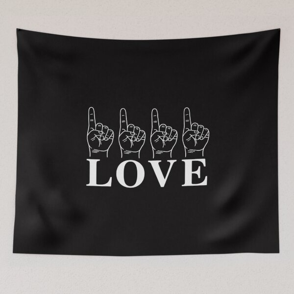 Item preview, Love Sign Language ASL Valentine's Day Gifts For Her Him designed and sold by demarioTTS.