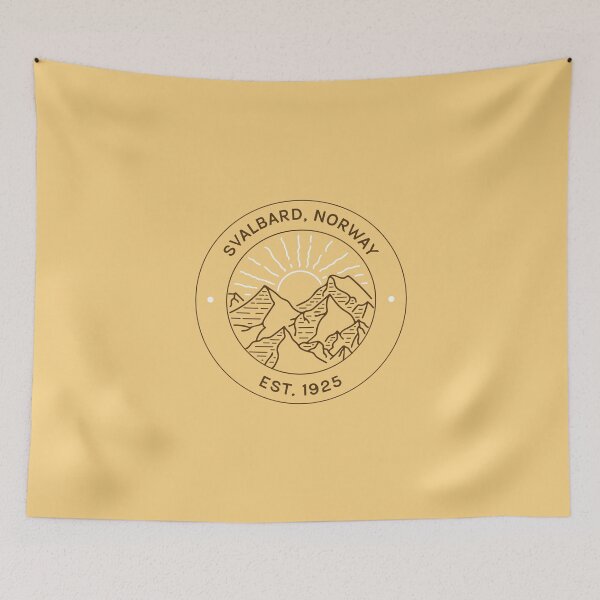 Item preview, Svalbard Norway Longyearbyen Arctic Nation mountains Gateway To The North Pole designed and sold by GraTEEtude.