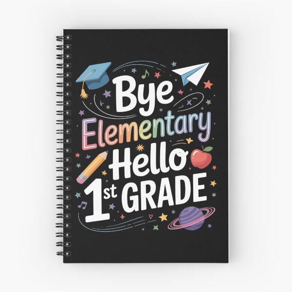 Item preview, Graduation Bye Elementary Hello 1st Grade  designed and sold by KonopikaaArt.
