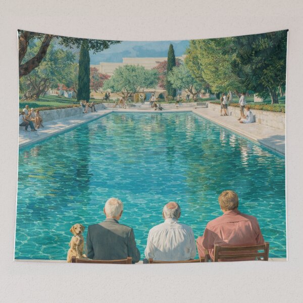 Item preview, David Hockney Poolside View designed and sold by mikepa120.