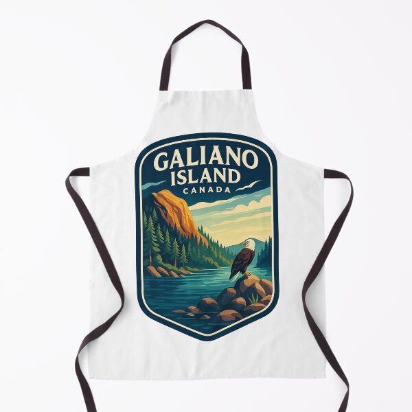 Item preview, Galiano Island Canada Bald Eagle and Coastal Forest Bluff designed and sold by Aryabek.