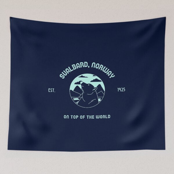 Item preview, Svalbard Norway On Top Of The World Polar Bear Longyearbyen Magdalenefjorden Arctic Nation North Pole designed and sold by GraTEEtude.