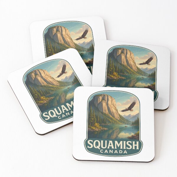 Item preview, Squamish Canada Stawamus Chief with Eagle and Mountain Lake designed and sold by Aryabek.