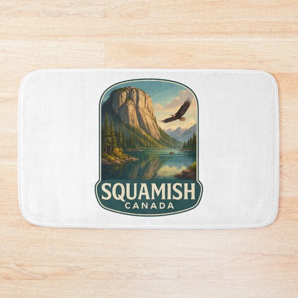 Item preview, Squamish Canada Stawamus Chief with Eagle and Mountain Lake designed and sold by Aryabek.