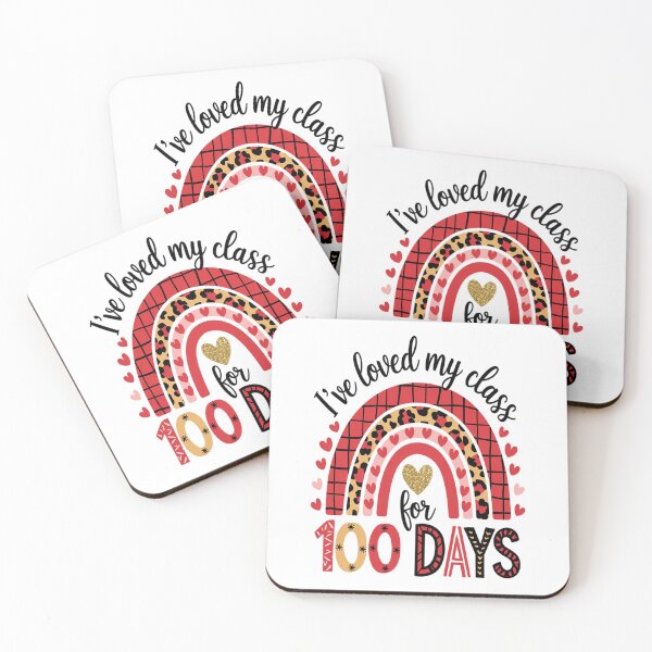 Item preview, I've Loved My Class For 100 Days Rainbow Valentine Teacher designed and sold by KonopikaaArt.