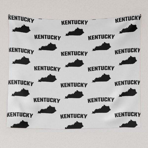 Item preview, Kentucky State Silhouette - Classic Bold Collegiate Style designed and sold by mashmosh.