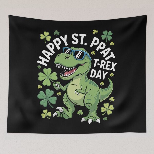 Item preview, Happy St Pat Trex Day Dino St Patricks Day designed and sold by EllenJast.