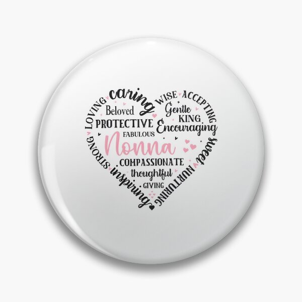 Item preview, Nonna Word Heart designed and sold by Kalashnikjaromi.