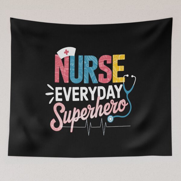 Item preview, Nurse Every Day Superhero Coloring International Nurses Day designed and sold by KonopikaaArt.