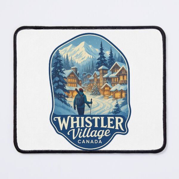Item preview, Whistler Village Winter Charm in the Fitzsimmons Range designed and sold by Aryabek.