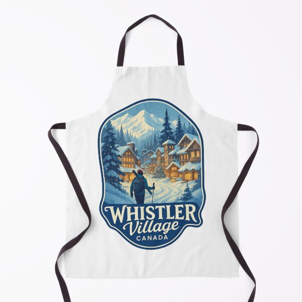 Item preview, Whistler Village Winter Charm in the Fitzsimmons Range designed and sold by Aryabek.