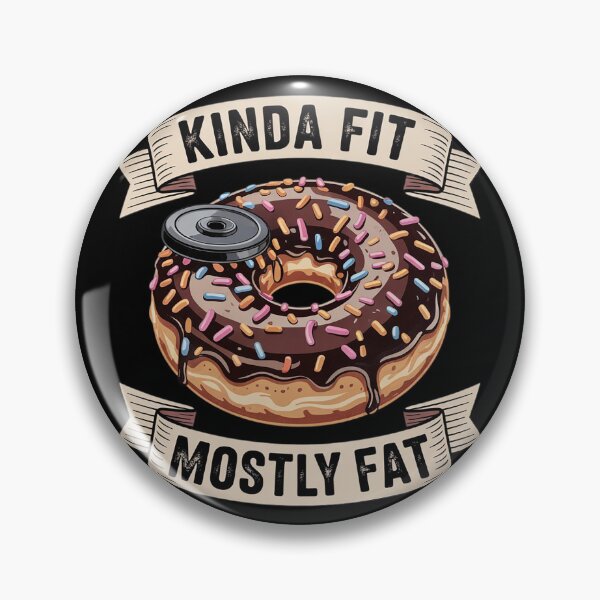 Item preview, Kinda Fit Mostly Fat Fitness Funny Gym Workout 1  designed and sold by VerseFarm.