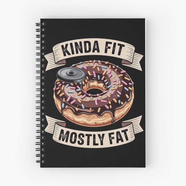 Item preview, Kinda Fit Mostly Fat Fitness Funny Gym Workout 1  designed and sold by VerseFarm.