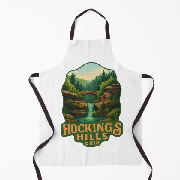 Item preview, Waterfalls and Stone Bridge in Hocking Hills, Ohio designed and sold by Aryabek.