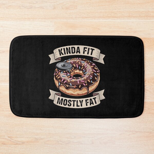 Item preview, Kinda Fit Mostly Fat Fitness Funny Gym Workout 1  designed and sold by VerseFarm.