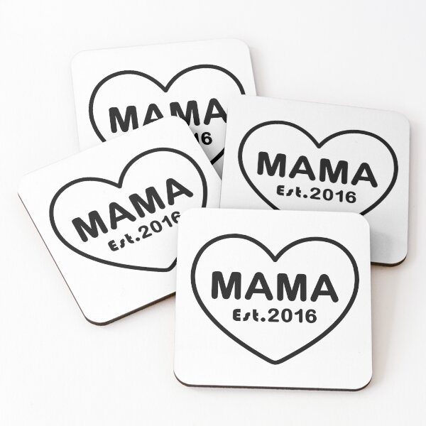 Item preview, Mama Est. 2016 Minimal Typography Design designed and sold by ColorNestStudio.