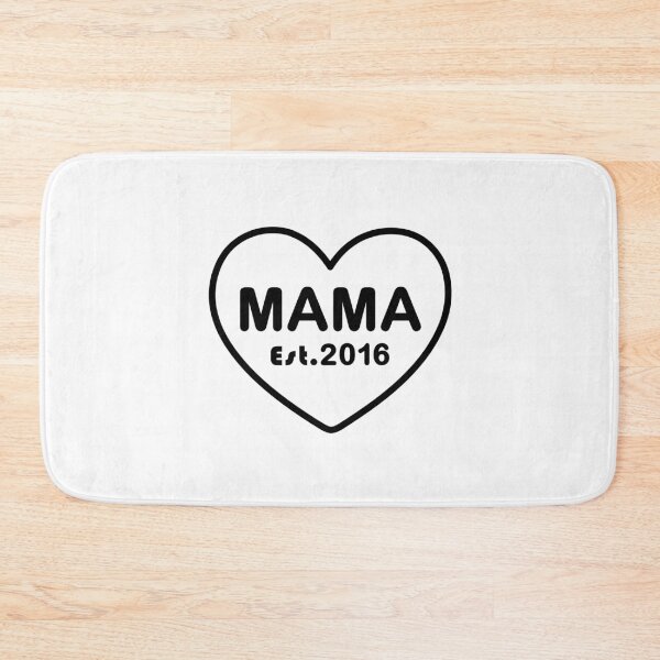Item preview, Mama Est. 2016 Minimal Typography Design designed and sold by ColorNestStudio.