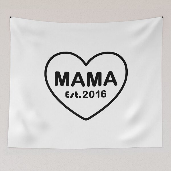 Item preview, Mama Est. 2016 Minimal Typography Design designed and sold by ColorNestStudio.