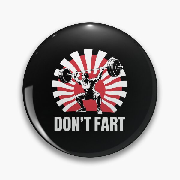 Item preview, Don't Fart Fitness Gym Workout Weights Squat Humor  designed and sold by RsFilsingerArt.