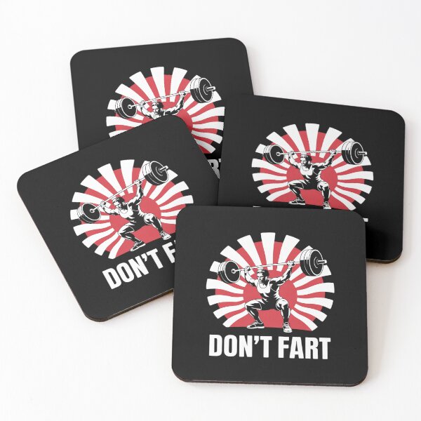 Item preview, Don't Fart Fitness Gym Workout Weights Squat Humor  designed and sold by RsFilsingerArt.