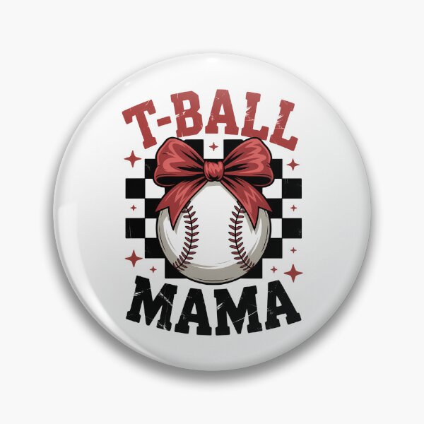 Item preview, Groovy Tball Mom Softball T-Ball Mama Checkered Mothers Day designed and sold by EllenJast.