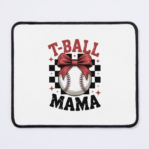 Item preview, Groovy Tball Mom Softball T-Ball Mama Checkered Mothers Day designed and sold by EllenJast.