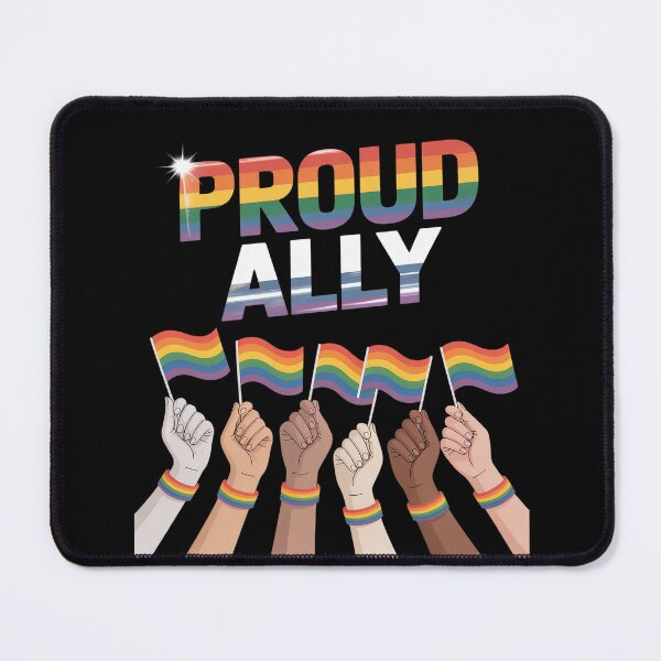Item preview, Proud Ally LGBT Raised Hands Gay Pride Month designed and sold by HORIZBoutique.