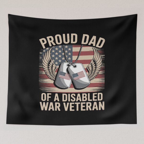 Item preview, Proud Dad of a Disabled War Veteran designed and sold by HORIZBoutique.