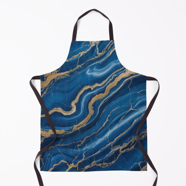 Item preview, Luxury Blue & Gold Marble Texture – Elegant Sapphire Stone Abstract Background designed and sold by Tamas Das.