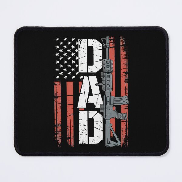 Item preview, Proud Dad Daddy Gun Rights AR-15 American Flag Father's Day designed and sold by HORIZBoutique.