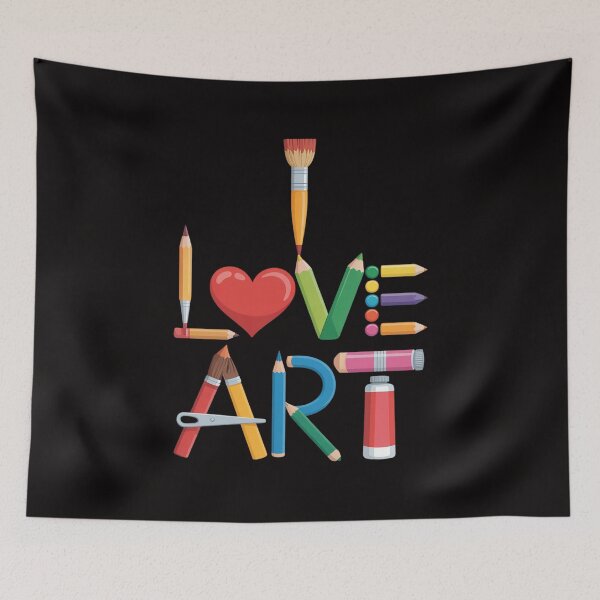 Item preview, I Love Art Cute Painting Drawing Sketch Artist Painter designed and sold by portcrysral.