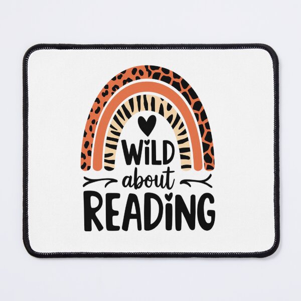 Item preview, Wild About Reading Teacher Back To School Leopard Rainbow designed and sold by KonopikaaArt.