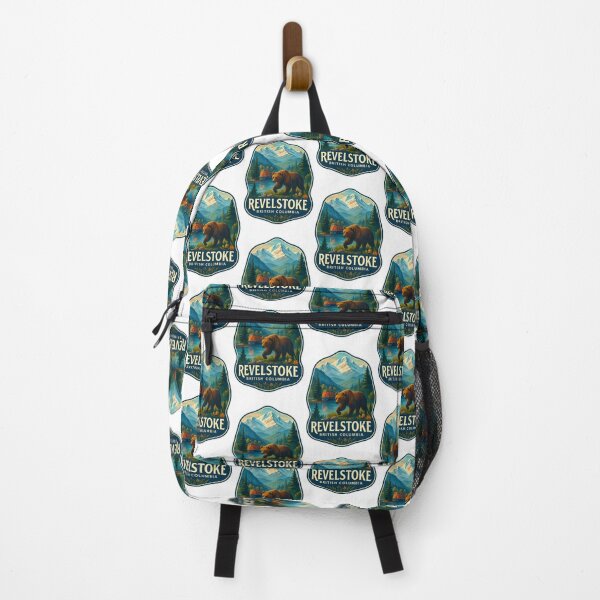 Item preview, Train and Grizzly Bear in Revelstoke, British Columbia designed and sold by Aryabek.