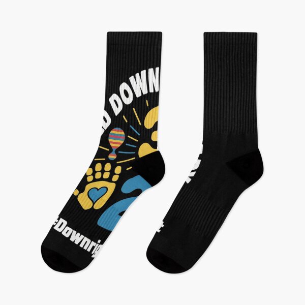 Item preview, World Down Syndrome Awareness Day Socks designed and sold by KonopikaaArt.