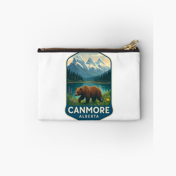 Item preview, The Three Sisters and Grizzly Bear in Canmore, Alberta designed and sold by Aryabek.