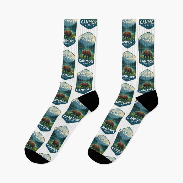 Item preview, The Three Sisters and Grizzly Bear in Canmore, Alberta designed and sold by Aryabek.