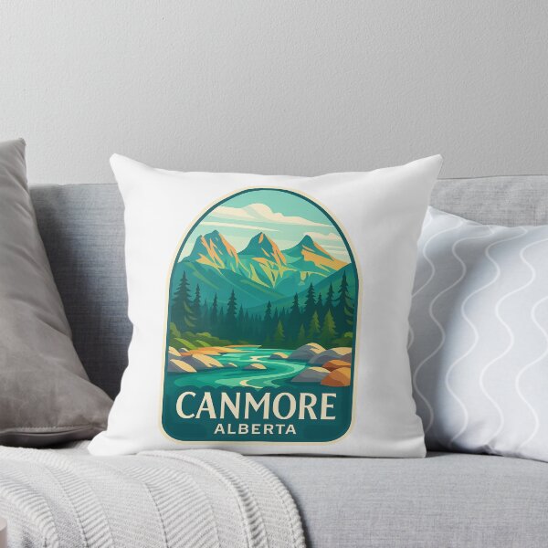 Item preview, The Three Sisters and Bow River in Canmore, Alberta designed and sold by Aryabek.