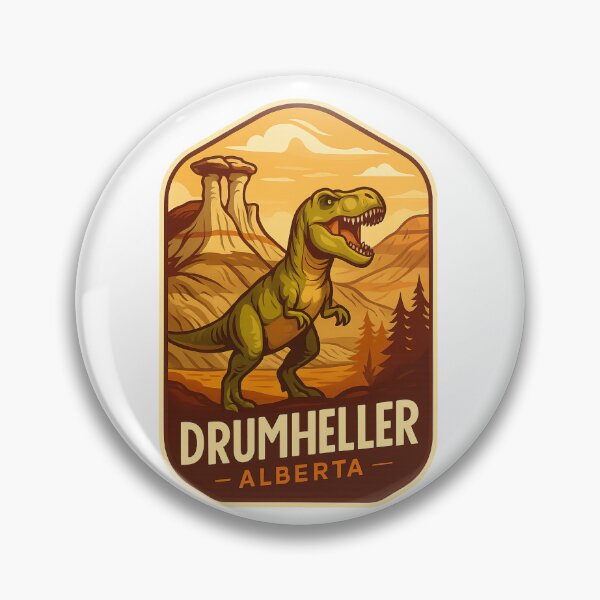 Item preview, Hoodoos and Tyrannosaurus Rex in Drumheller, Alberta designed and sold by Aryabek.