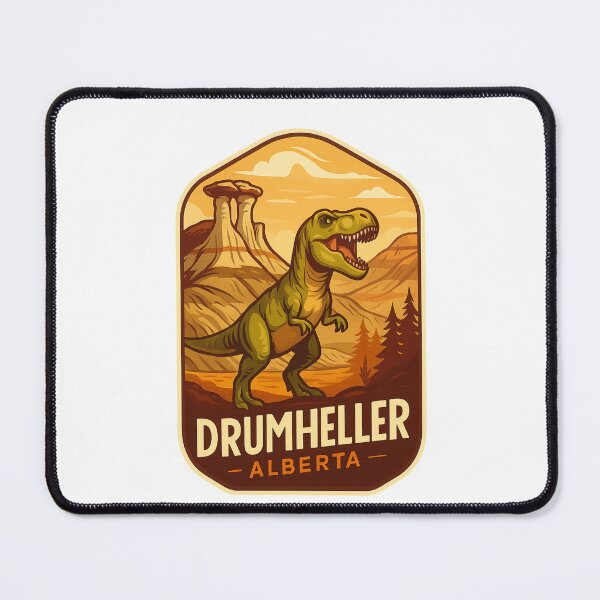 Item preview, Hoodoos and Tyrannosaurus Rex in Drumheller, Alberta designed and sold by Aryabek.