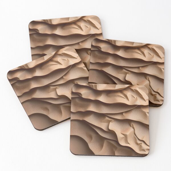 Item preview, Layered Beige, Caramel, Sand, Cream Leather Texture designed and sold by SolaoLab.