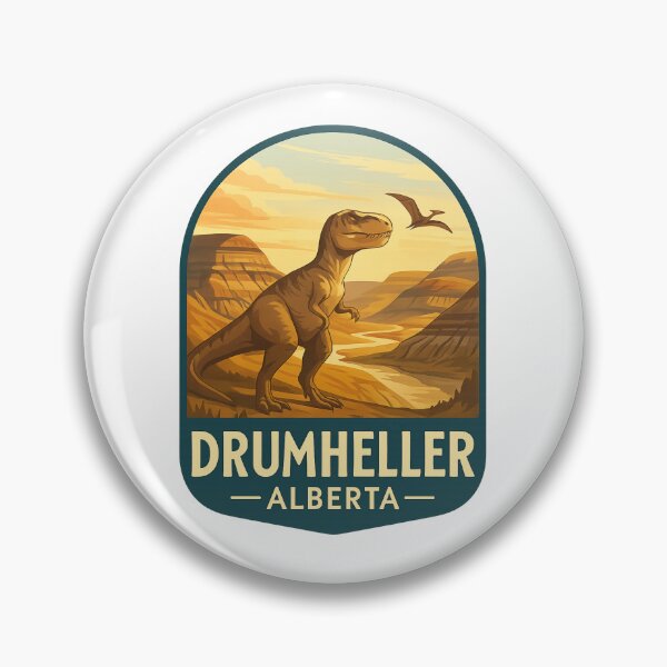 Item preview, Tyrannosaurus Rex Overlooking the Red Deer River in Drumheller, Alberta designed and sold by Aryabek.