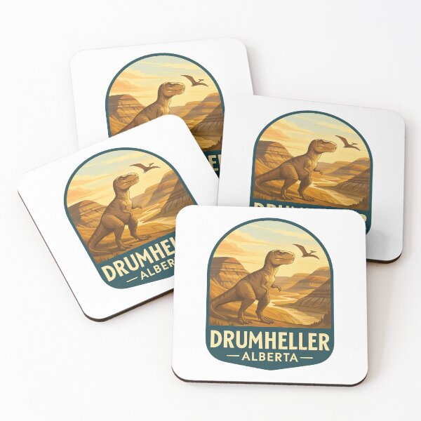 Item preview, Tyrannosaurus Rex Overlooking the Red Deer River in Drumheller, Alberta designed and sold by Aryabek.
