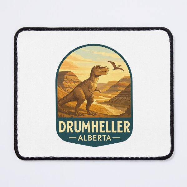 Item preview, Tyrannosaurus Rex Overlooking the Red Deer River in Drumheller, Alberta designed and sold by Aryabek.