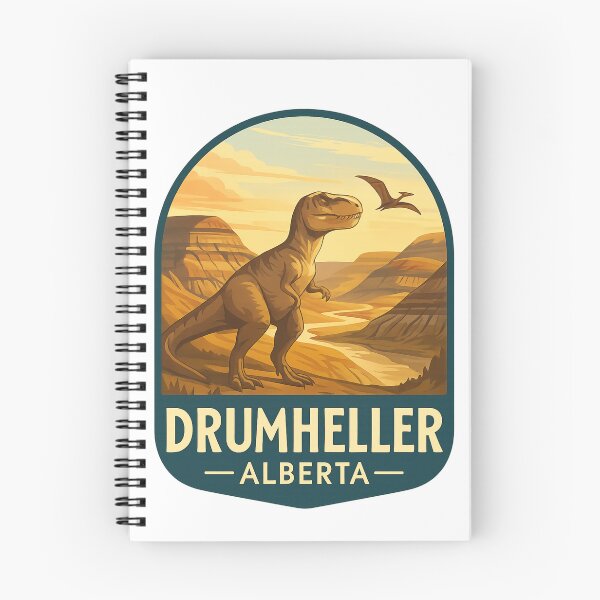 Item preview, Tyrannosaurus Rex Overlooking the Red Deer River in Drumheller, Alberta designed and sold by Aryabek.
