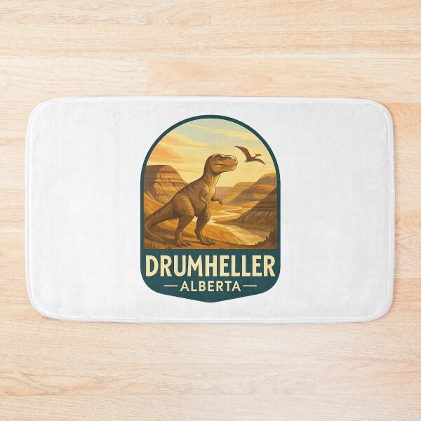 Item preview, Tyrannosaurus Rex Overlooking the Red Deer River in Drumheller, Alberta designed and sold by Aryabek.