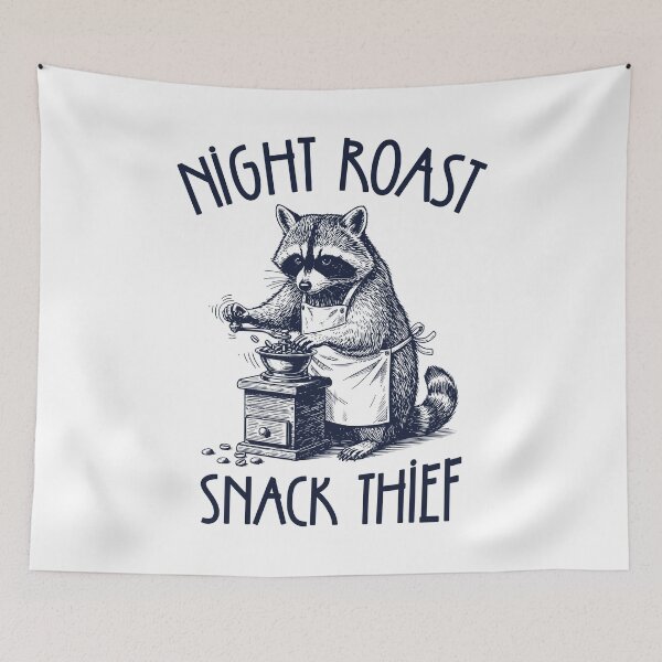 Item preview, Night Roast Snack Thief designed and sold by TeeVerse27.