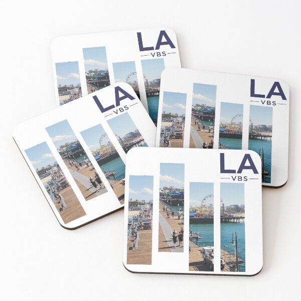Item preview, Santa Monica Pier Vertical Collage - LA VBS designed and sold by LA VBS.