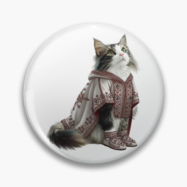 Item preview, Majestic Fluffy Cat in Moroccan designed and sold by designwiss.
